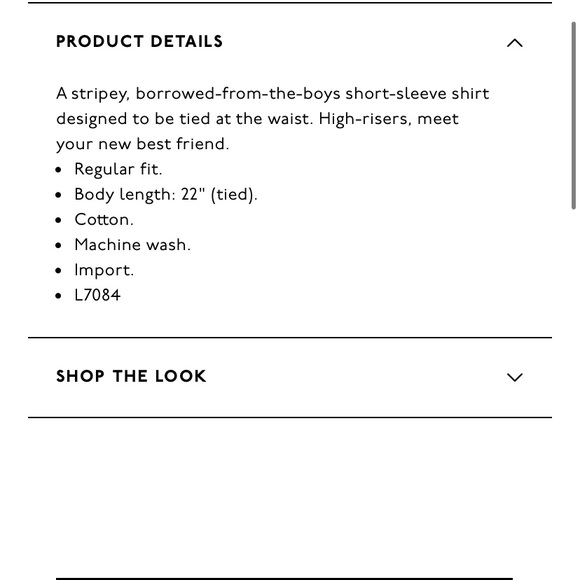 Madewell Tie-Front Shirt in Montpellier Stripe - Picture 6 of 6